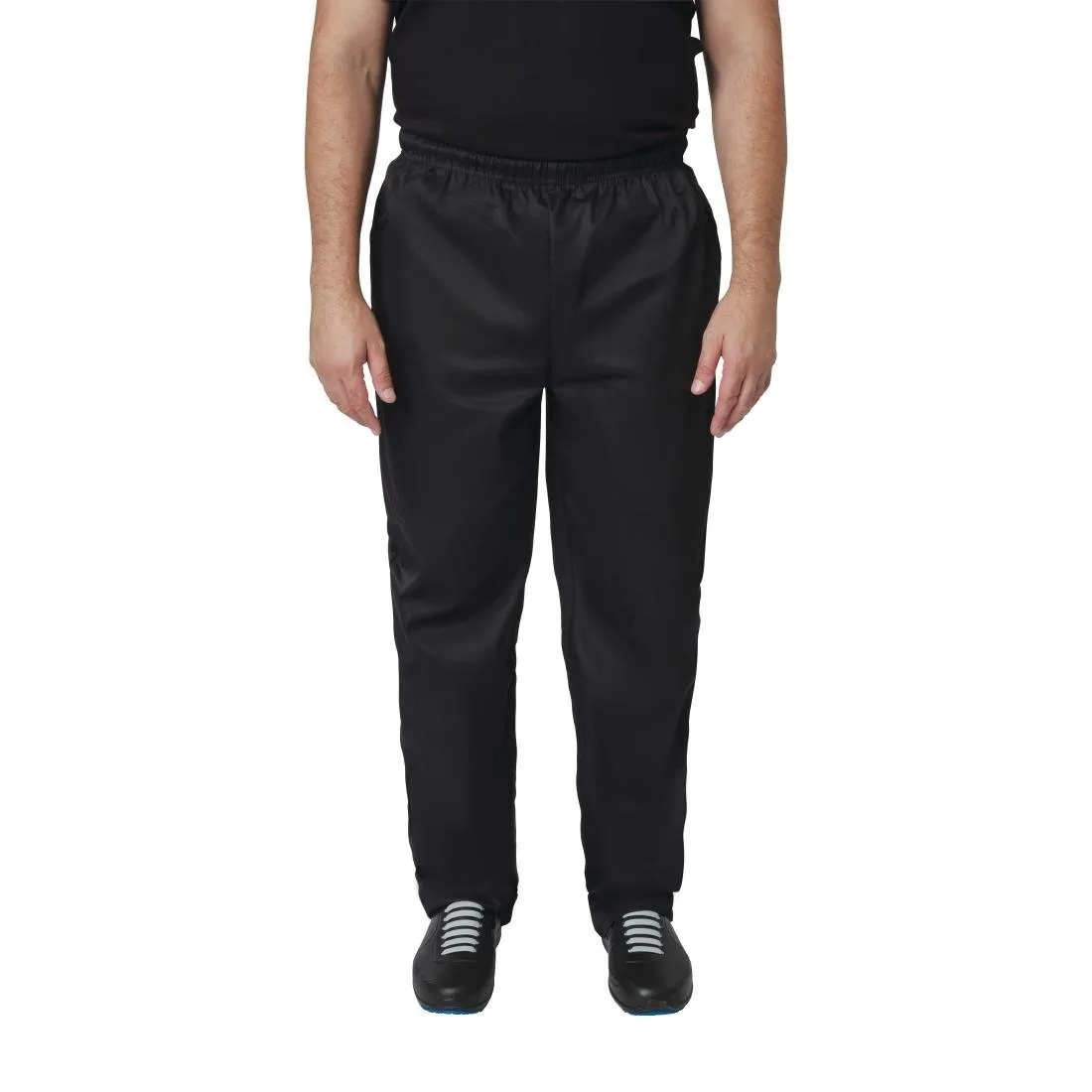 A582-L Whites Vegas Chef Trousers Polycotton Black L