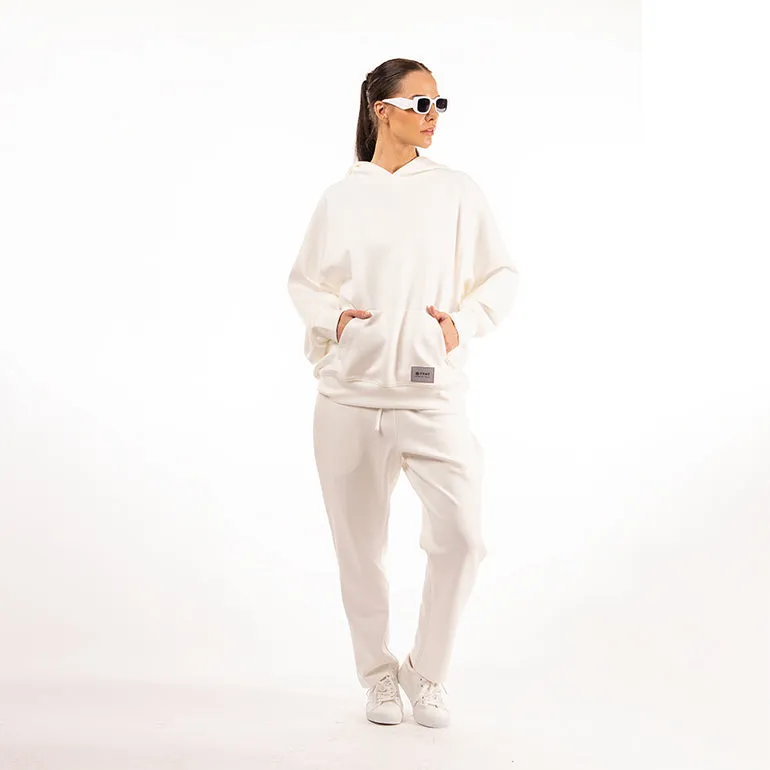 Premium Straight Pants For Women - Pearl White